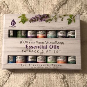 Pursonic Aromatherapy Pure & Natural Essential Oil Set of 14